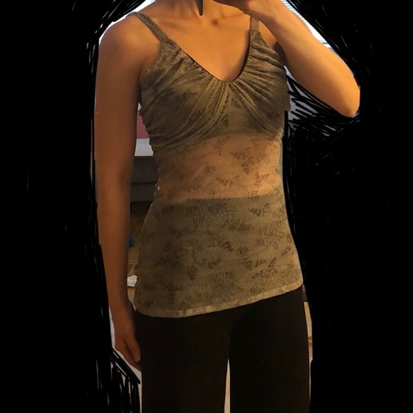 MaxMara stretch silk sheer top - Picture 6 of 6